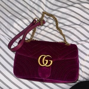 Gucci velvet marmont